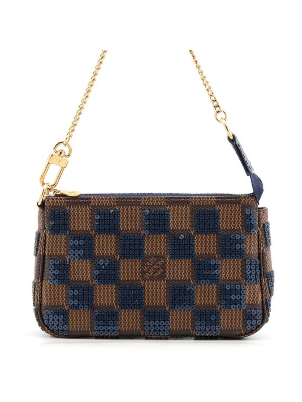 Louis Vuitton Pouch Damier Payette Sequins Mini Pochette Accessoires Case
